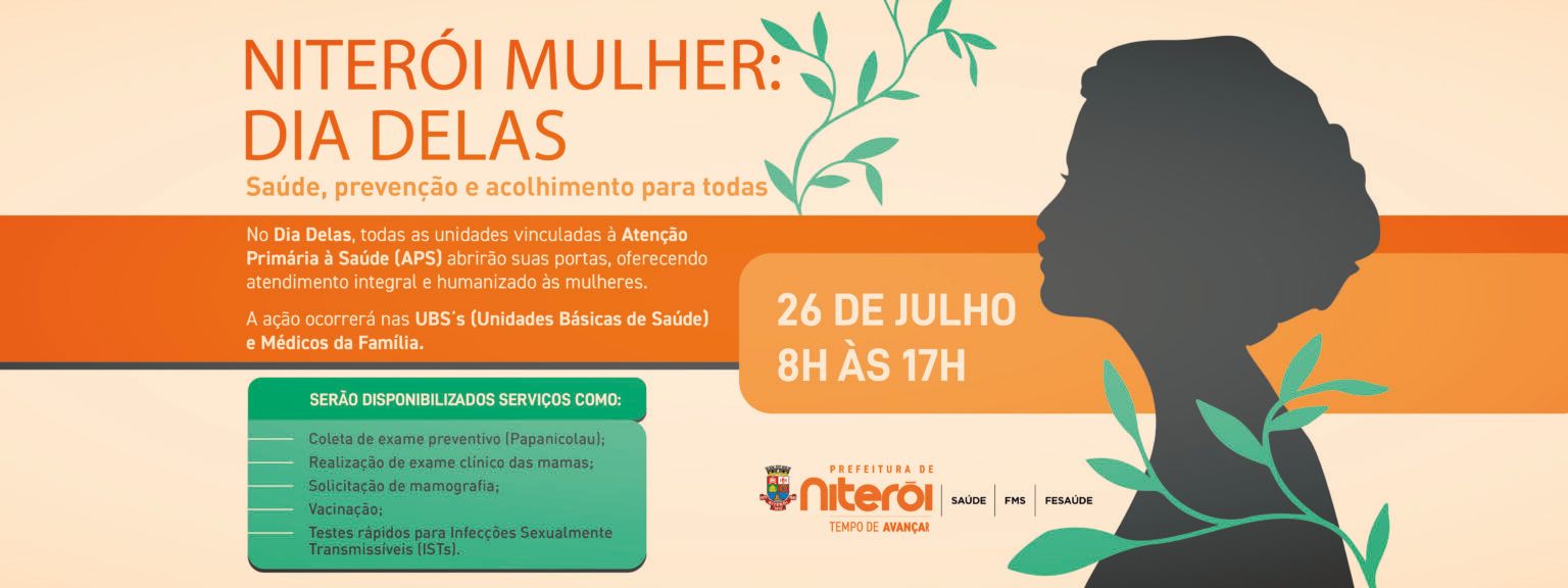 Saúde da mulher: Niterói se mobiliza para Dia Delas